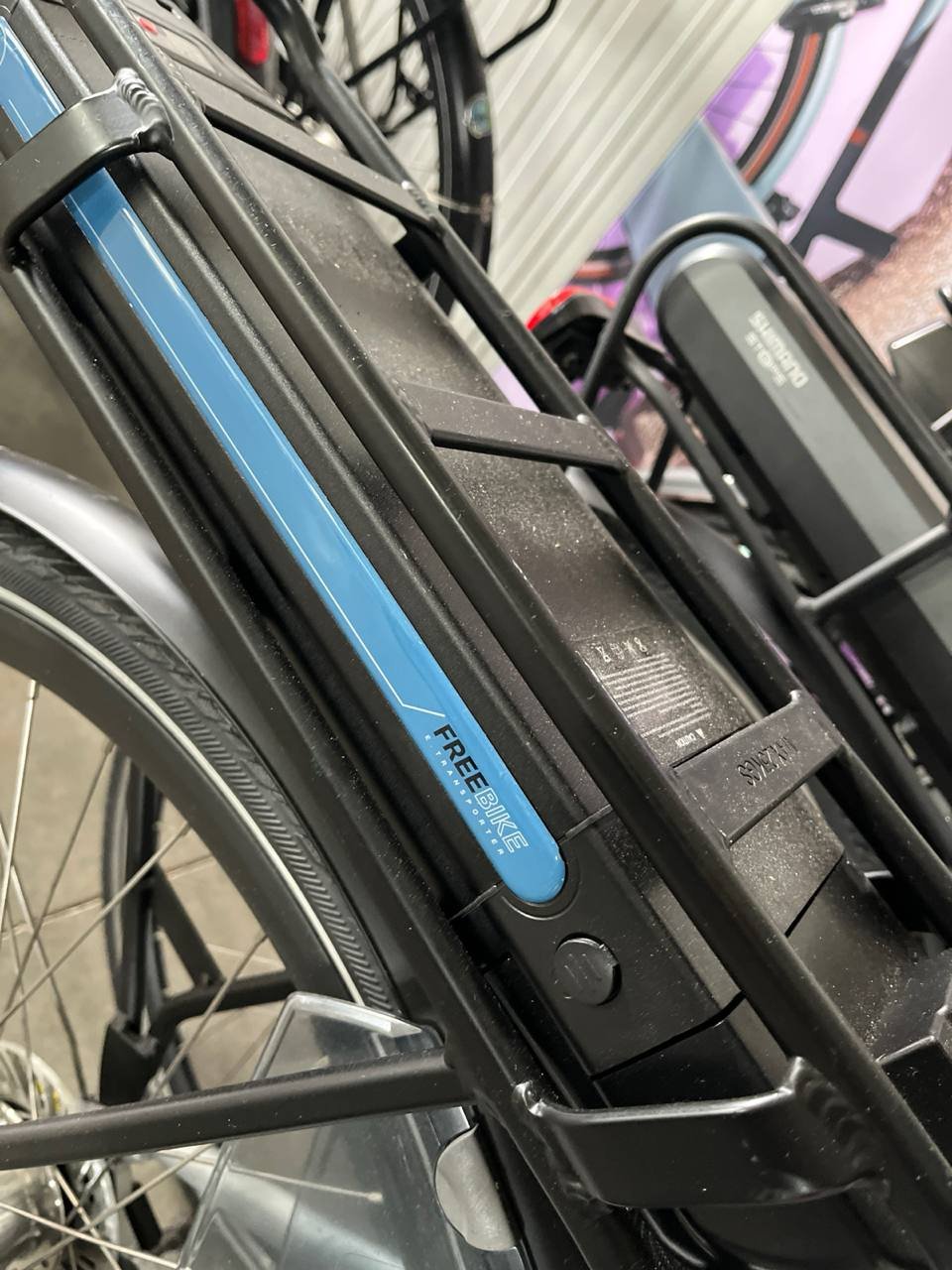 E-bike accu close-up